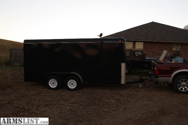 ARMSLIST - For Sale: WW ENCLOSED TRAILER,6X16,6'6" INSIDE,3500LB TANDEM