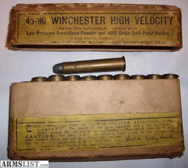 armslist-for-sale-winchester-45-90-high-velocity-ammo-old-stock