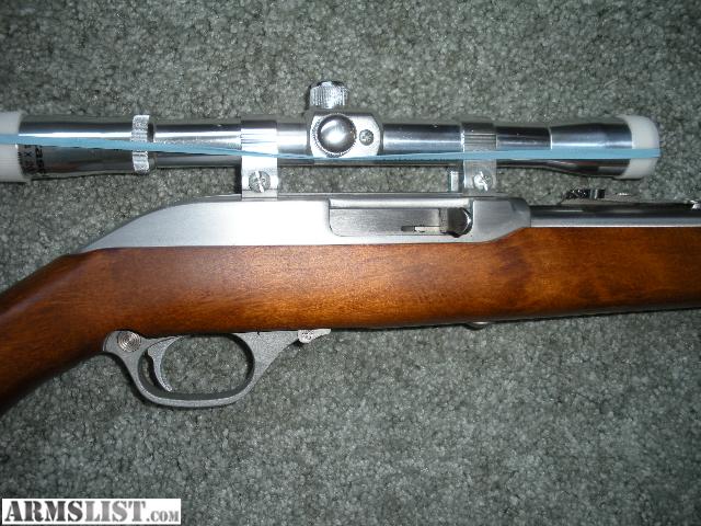 ARMSLIST - For Sale: Marlin model 60 Stainless Steel w/ Scope