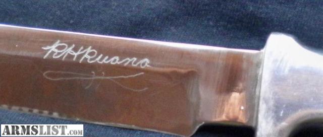 ARMSLIST - For Sale: Ruana Model 12B Hand Made Knife ...