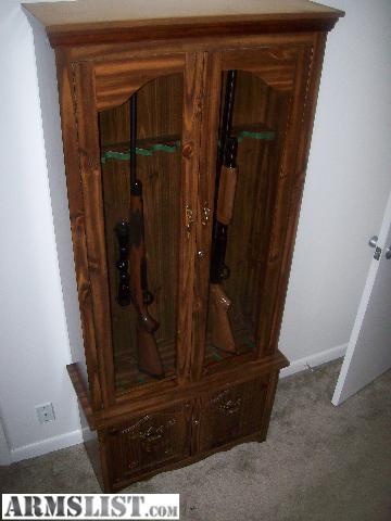 Wooden Gun Cabinets For Sale | Discounted Wooden Gun Cabinets