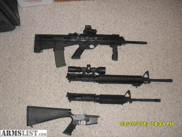 ARMSLIST - For Sale: AR-15, Bullpup, and 6.8SPC rifles