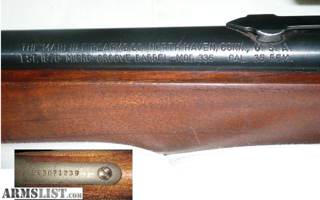 Dating A Marlin 336 Rifle