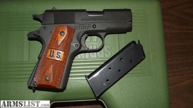 Armslist For Sale Springfield Armory 1911 Micro Compact 7380