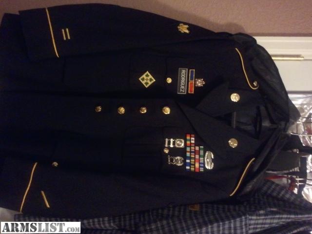 army dress blues party shirt