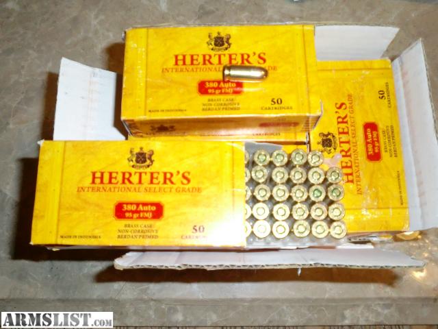For Sale: 380 Ammo 10 Boxes New