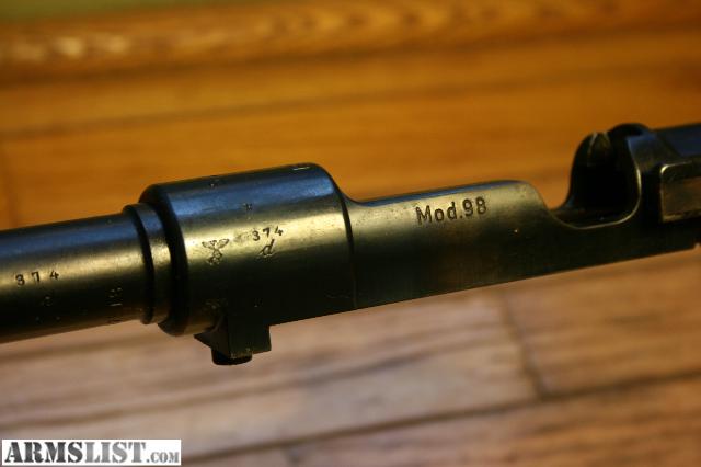 german mauser rifle parts markings