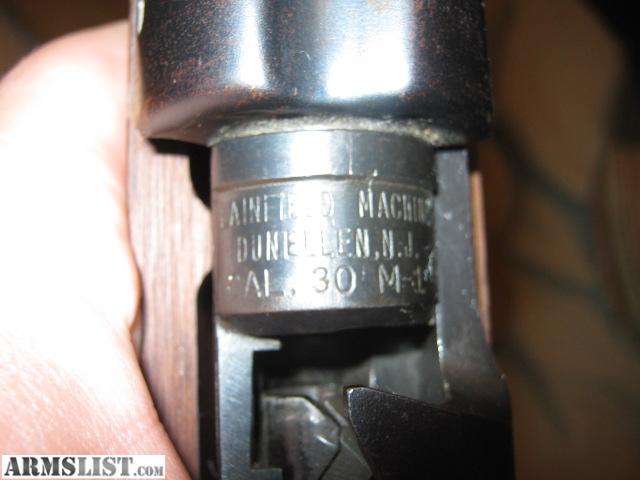 plainfield m1 carbine serial number lookup