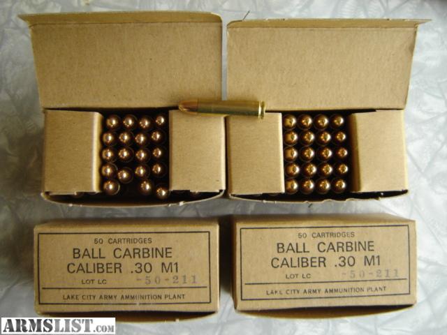 Armslist For Sale Lake City 30 Carbine Ammo 1317