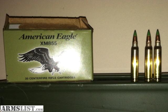 ... 10 boxes of federal american eagle xm855 5 56 62gr fmj xm855 for sale