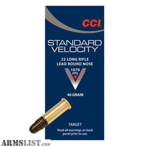 CCI Standard Velocity Target/Plinking.