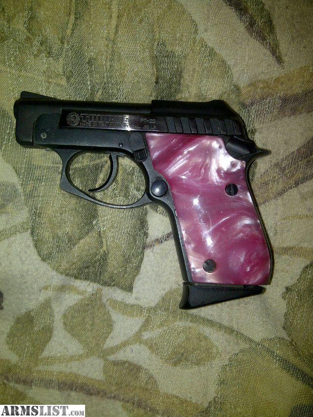 ARMSLIST - For Sale/Trade: Taurus PT-22 with Purple ish Pink Grips