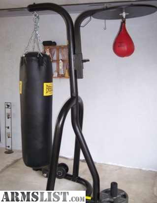 ARMSLIST - For Sale: heavybag speedbag machine with new everlast speed bag and new tko heavy bag ...