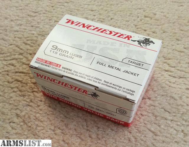 Armslist For Sale 9mm Winchester White Box 100 Rounds 0811