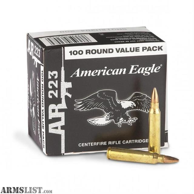 ARMSLIST - For Sale: 223-American Eagle-AR Ammo