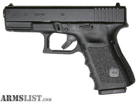 ... For Sale: Glock 23 / Gen 4 40 caliber with extra 9mm conversion barrel