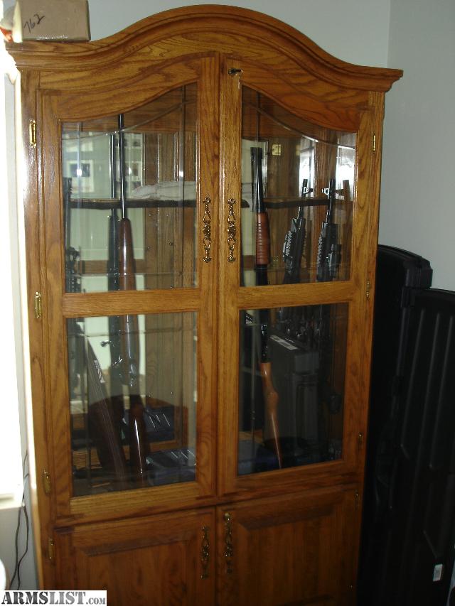 Oak+Gun+Cabinets ARMSLIST - For Sale/Trade: Oak Gun Cabinet