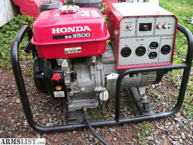 Honda eg 3500 portable generator