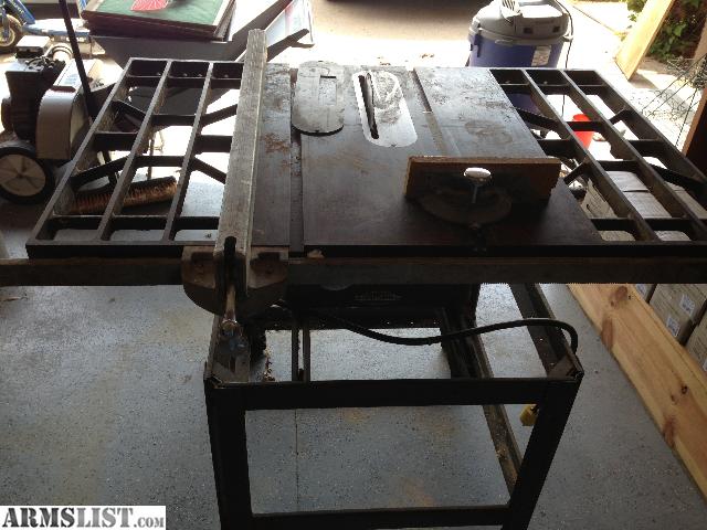 Table saw for sale, no trades