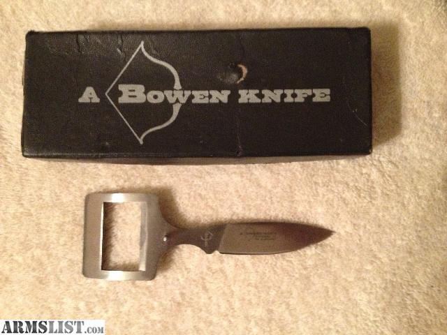 ARMSLIST - For Sale: Bowen Belt Buckle Knife model 202