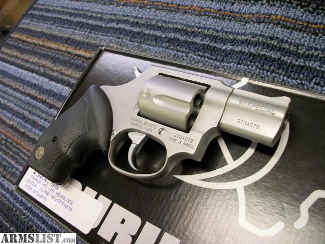 Armslist For Sale Nib Taurus Model 85 Stainless Snub Nose 38 Spl Revolver 2790