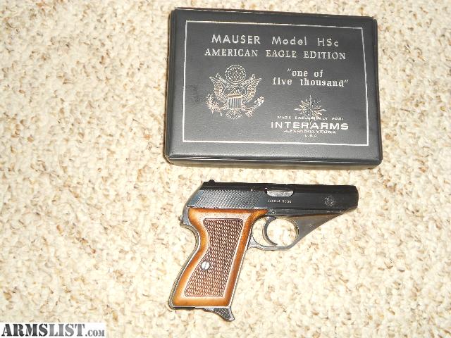 For Sale: Mauser HSC .380 American Eagle edition
