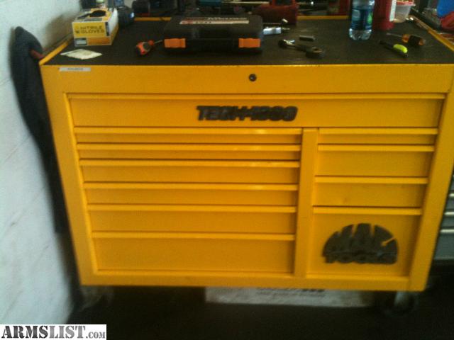 Yellow mac tool box for sale