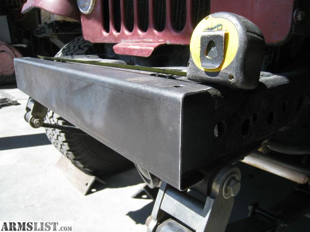 Jeep front bumper tow bar #3