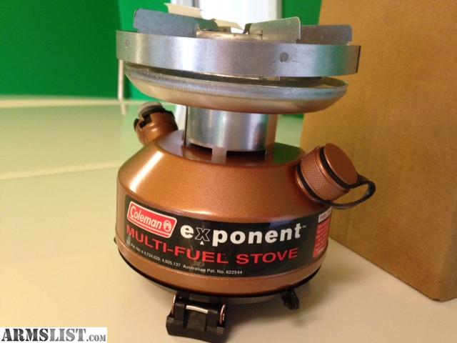 Coleman exponent multi-fuel stove model 550b