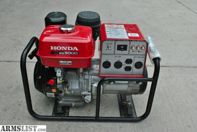Eg5000 honda generator