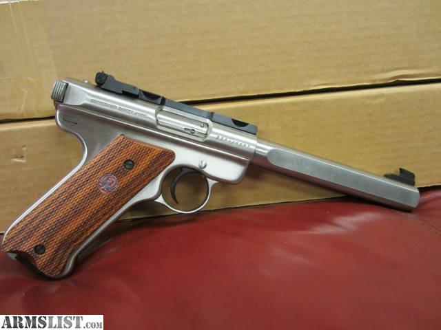 Armslist For Sale Ruger Mark Ii Slab Side Stainless Lr Pistol