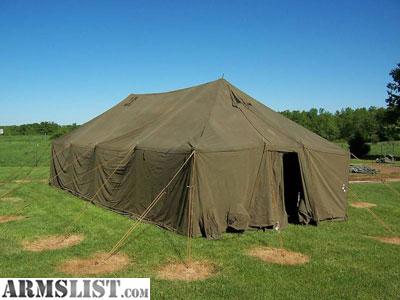 ARMSLIST - For Sale: Military Wall Tent 1 GP Medium 16X32 & 1 GP Small