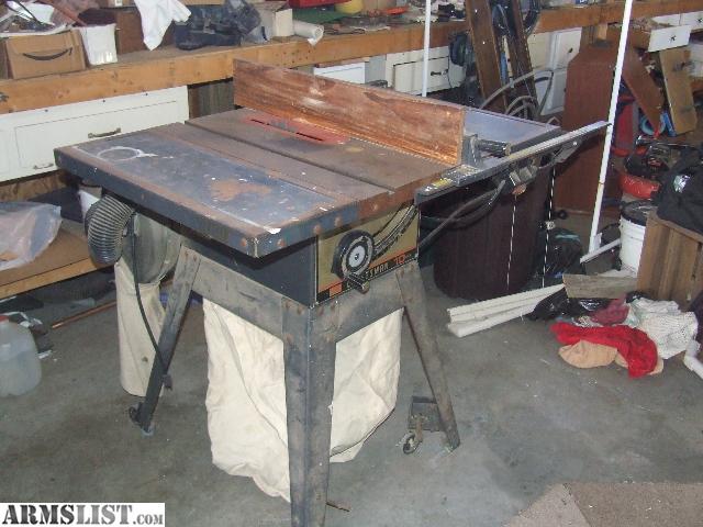 ARMSLIST - For Sale: Vintage 10" Craftsman table saw