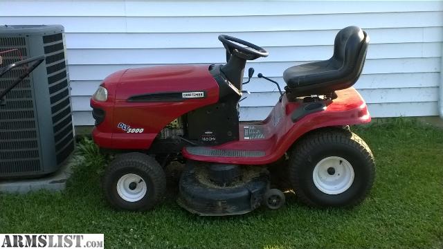 Armslist For Sale Trade Craftsman Dlt 3000 42 Cut Riding Mower With