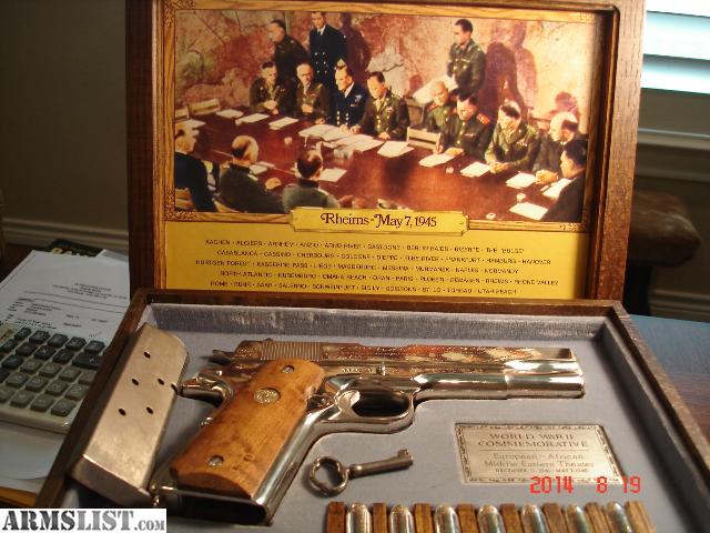 Armslist For Sale Colt 1911 45 Acp World War Ii Commemorative Pistol 5123