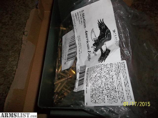 For Sale: American Eagle XM855 5.56223 green tip penetrator (500 ...