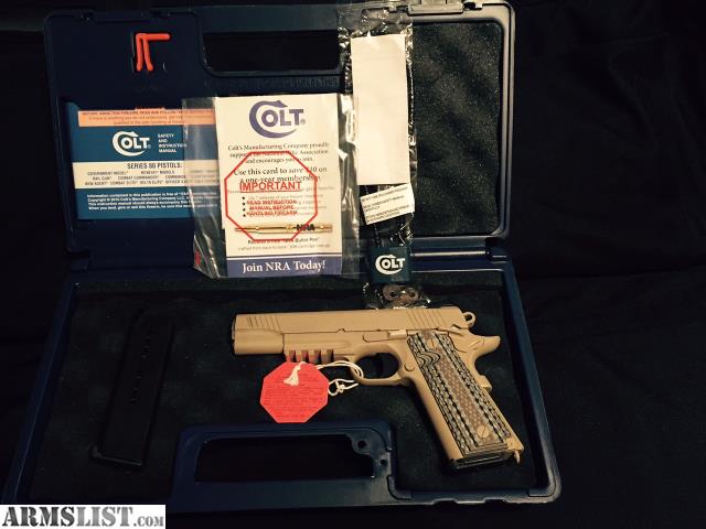 Armslist For Sale Colt M45a1 Cqbp Marine Pistol 6489