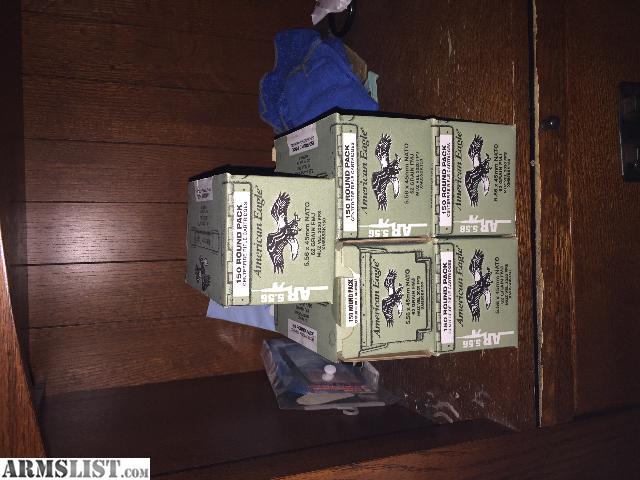 ARMSLIST - For Sale: American eagle xm855 ammo for sale(750rnds)
