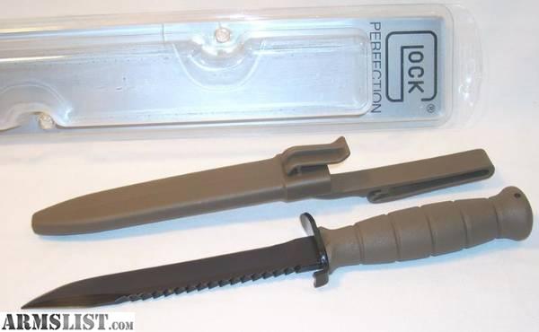 ARMSLIST - For Sale: NEW Glock 81 Field Knife - Olive with Saw Back 
