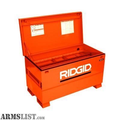 ARMSLIST - For Sale: Ridgid On-Site Storage Chest, orange, accessories