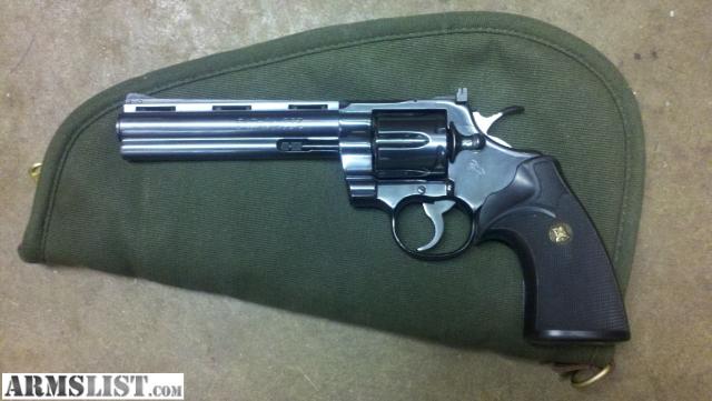 ARMSLIST - For Sale: colt python blue 5 inch barrel like new