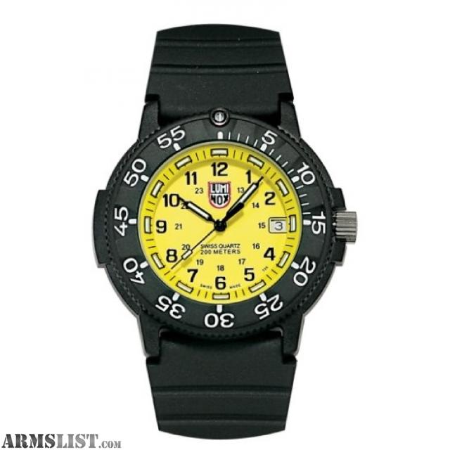 ARMSLIST - For Sale: Luminox Navy Seal Yellow Watch