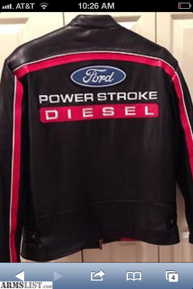Ford powerstroke diesel leather jacket #3