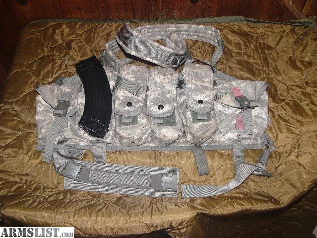 ARMSLIST - For Sale: Blackhawk commando chest rig acu used w/ 8 mags ...
